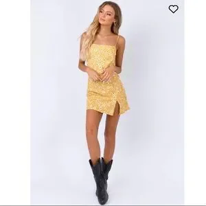 princess polly yellow lace dress Yellow Lace Dresses